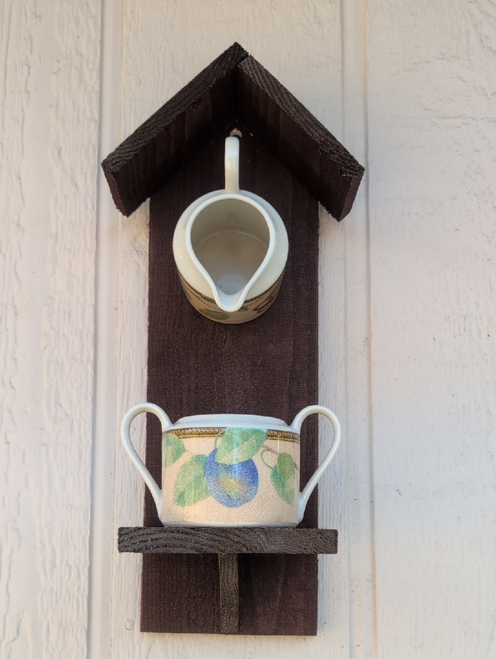 Rustic Wooden Handmade Bird Feeder Fruit For All